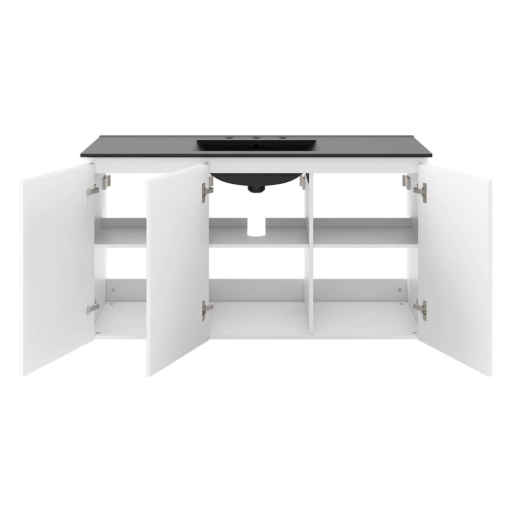 Bryn 48" Wall-Mount Bathroom Vanity. Picture 4