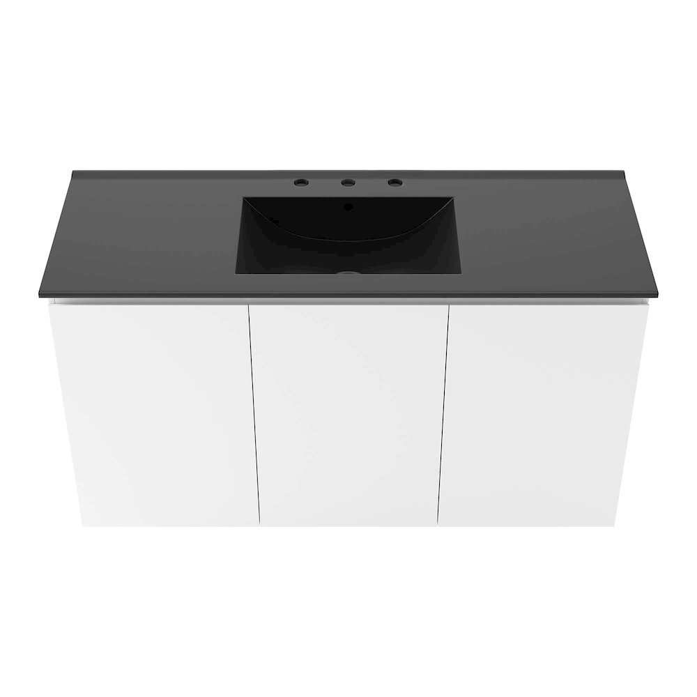 Bryn 48" Wall-Mount Bathroom Vanity. Picture 5