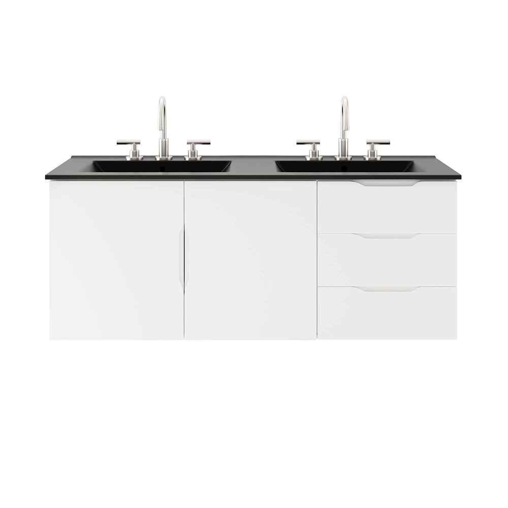 Vitality 48" Double Sink Bathroom Vanity. Picture 7