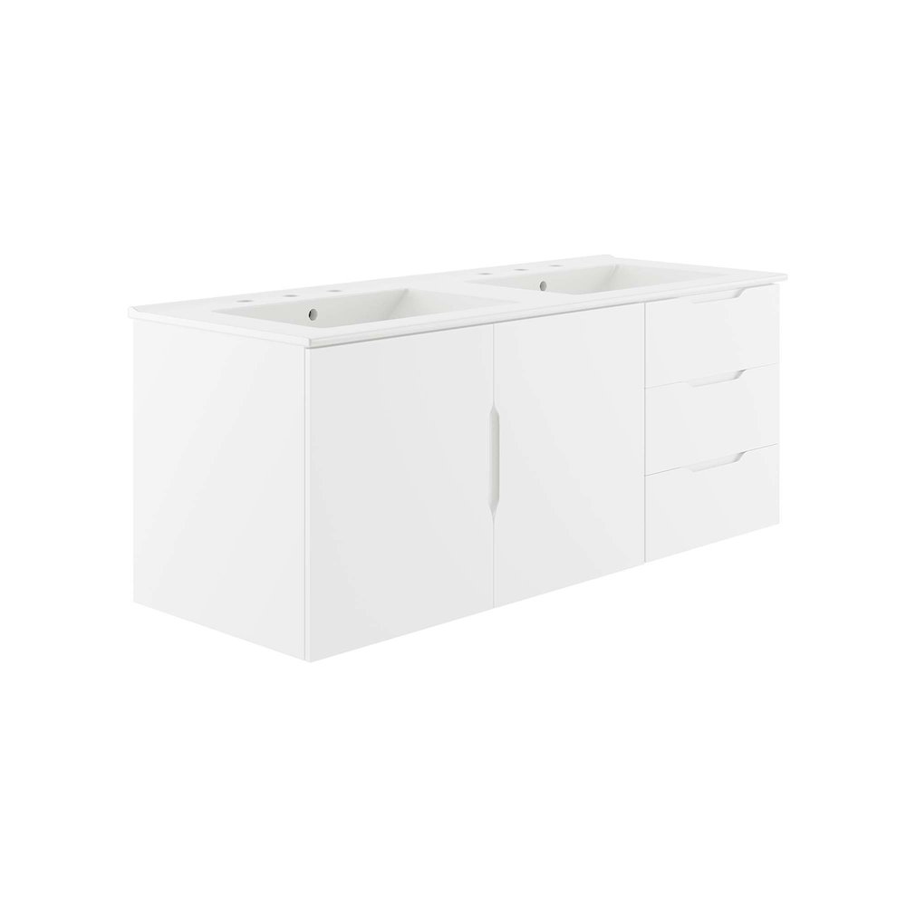 Vitality 48" Double Sink Bathroom Vanity. Picture 1