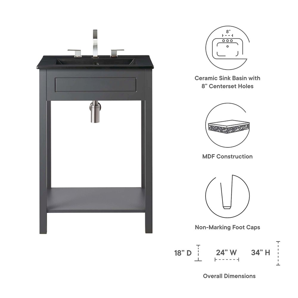 Altura 24" Bathroom Vanity. Picture 2