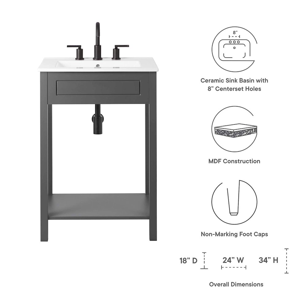 Altura 24" Bathroom Vanity. Picture 2
