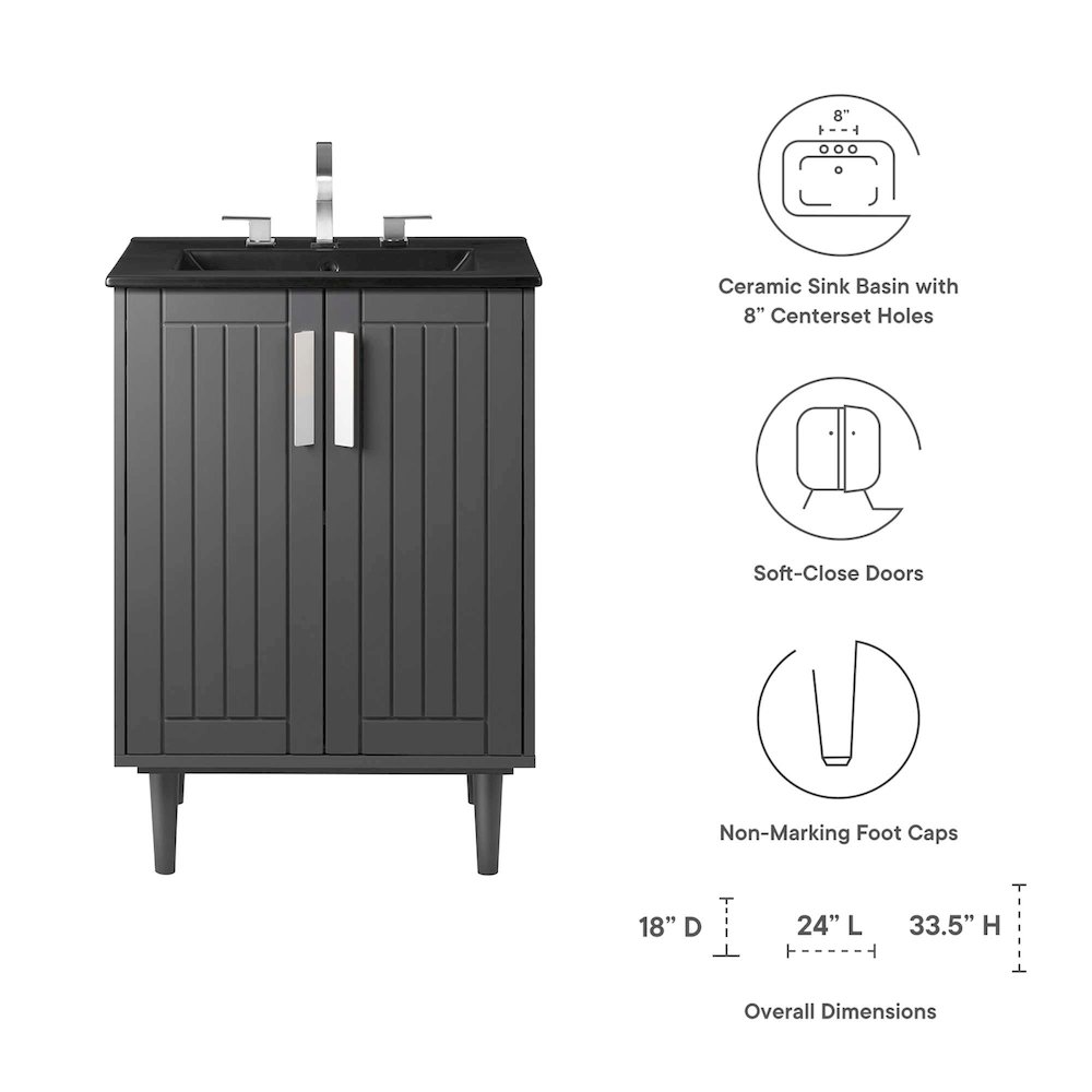 Augusta 24" Bathroom Vanity. Picture 2