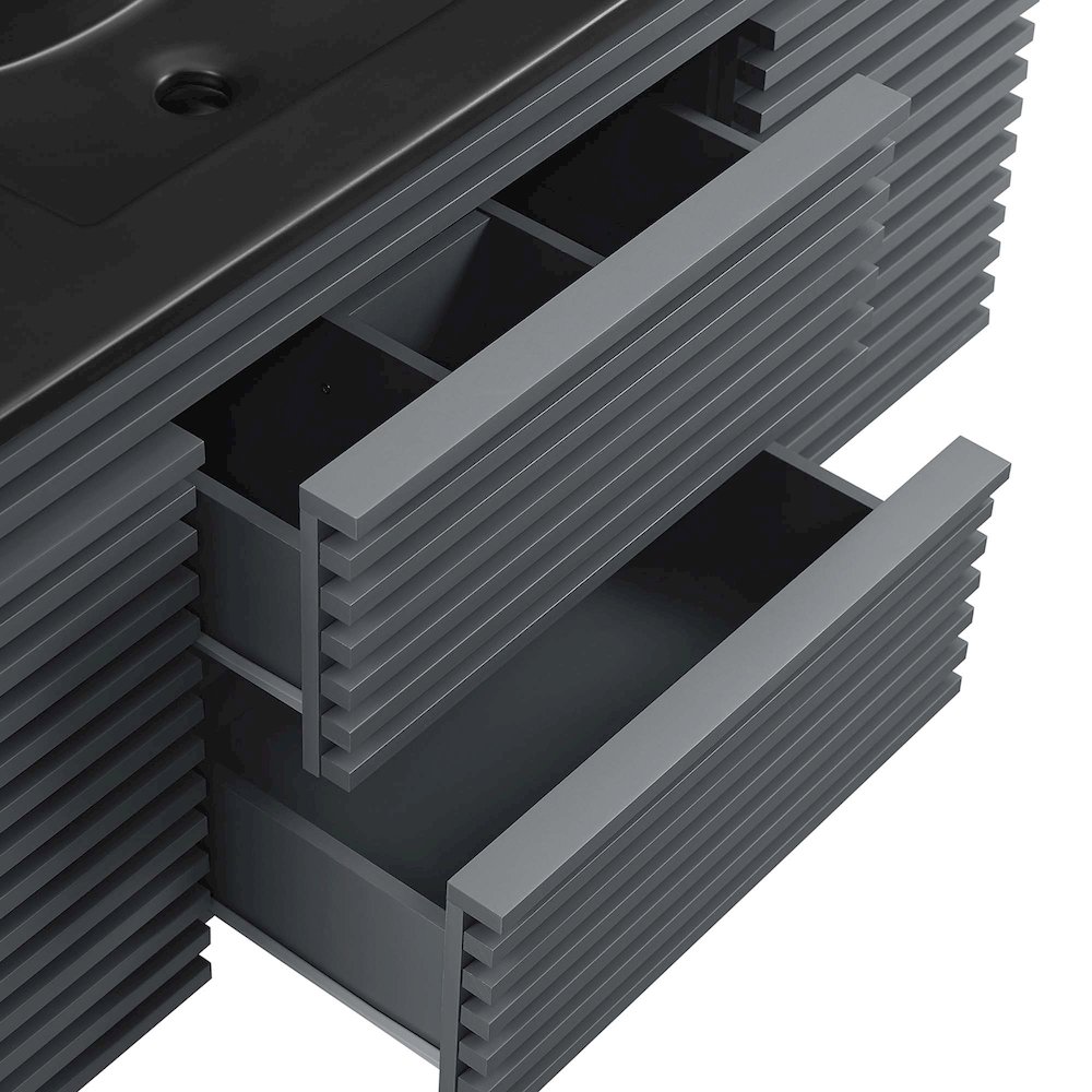 Render 48" Wall-Mount Bathroom Vanity. Picture 8
