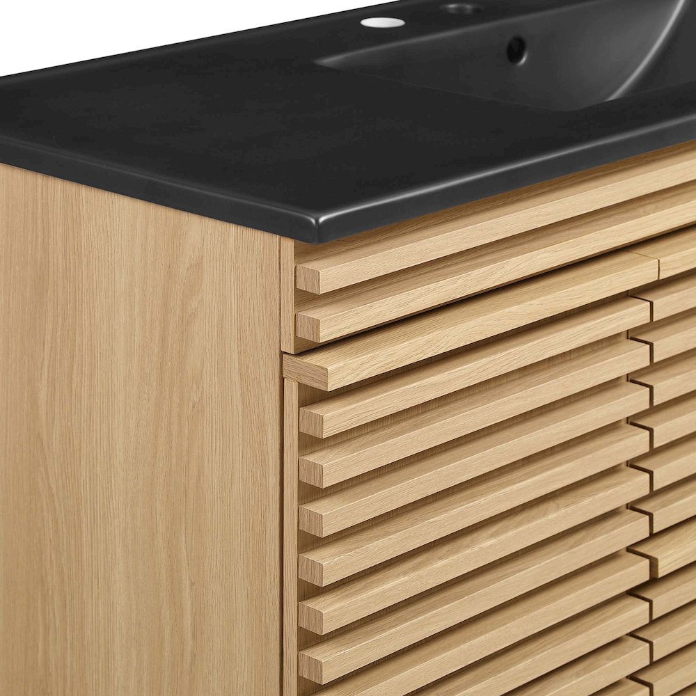 Render 48" Wall-Mount Bathroom Vanity. Picture 9