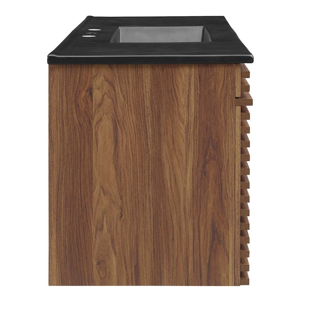 Render 48" Wall-Mount Bathroom Vanity. Picture 3