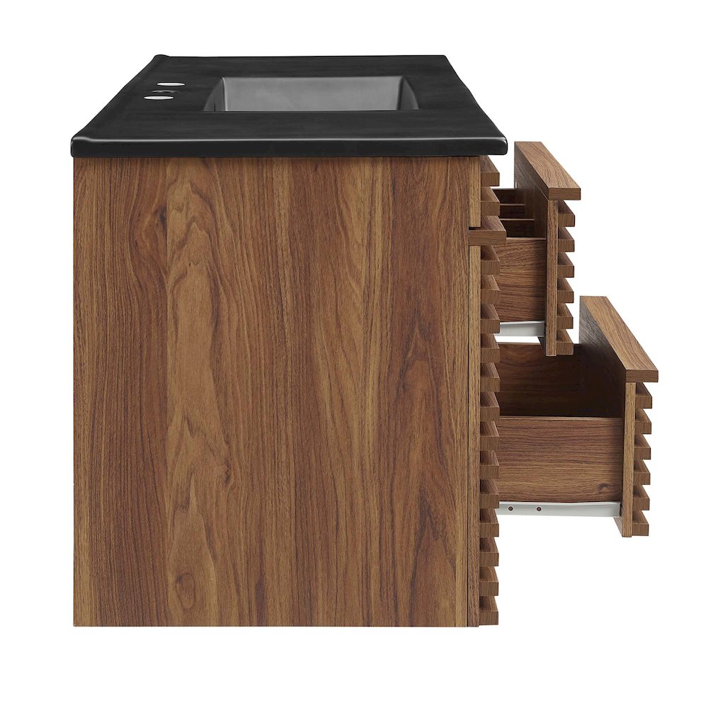 Render 48" Wall-Mount Bathroom Vanity. Picture 4
