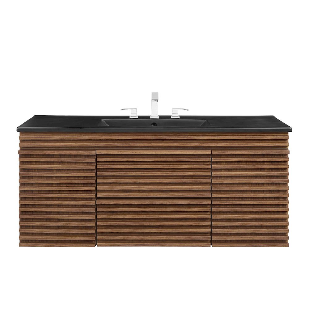 Render 48" Wall-Mount Bathroom Vanity. Picture 5