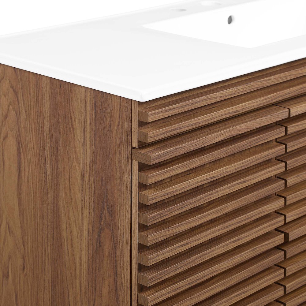 Render 48" Wall-Mount Bathroom Vanity. Picture 9