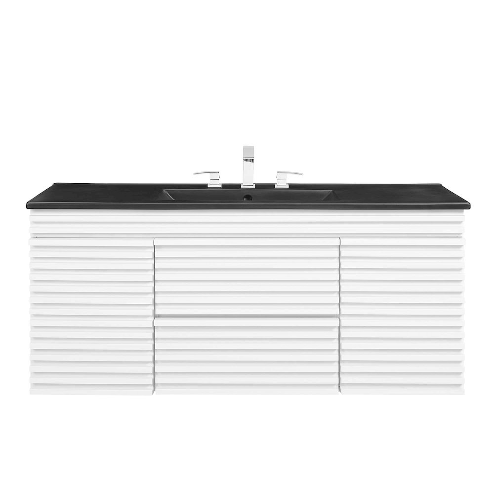 Render 48" Wall-Mount Bathroom Vanity. Picture 5