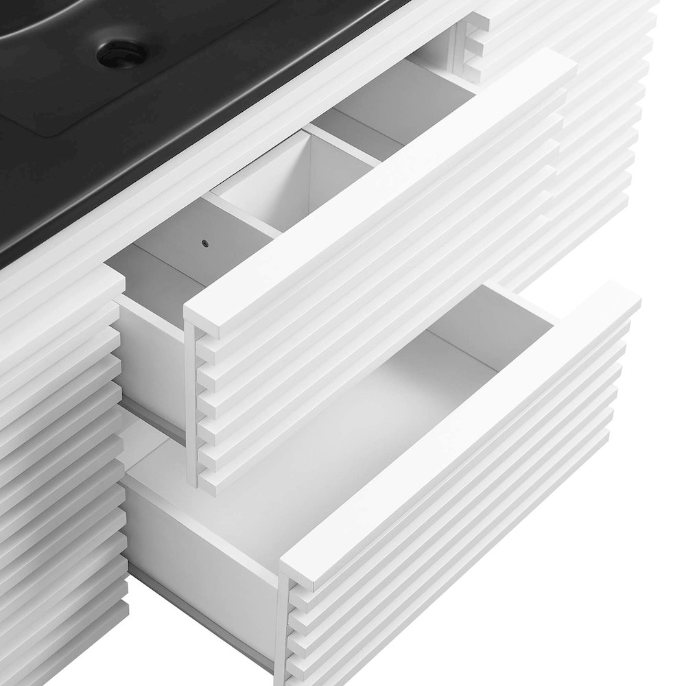 Render 48" Wall-Mount Bathroom Vanity. Picture 8