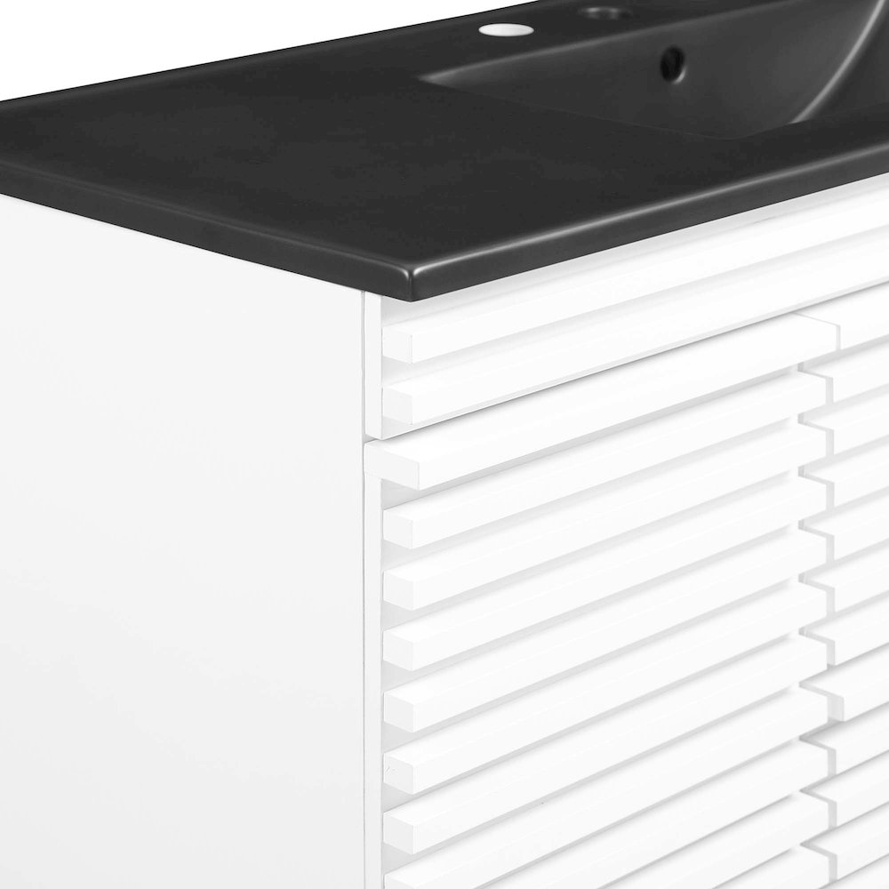 Render 48" Wall-Mount Bathroom Vanity. Picture 9