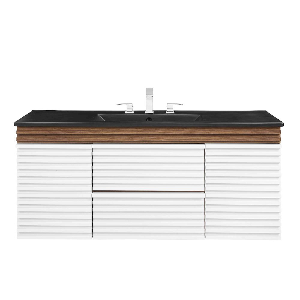 Render 48" Wall-Mount Bathroom Vanity. Picture 5