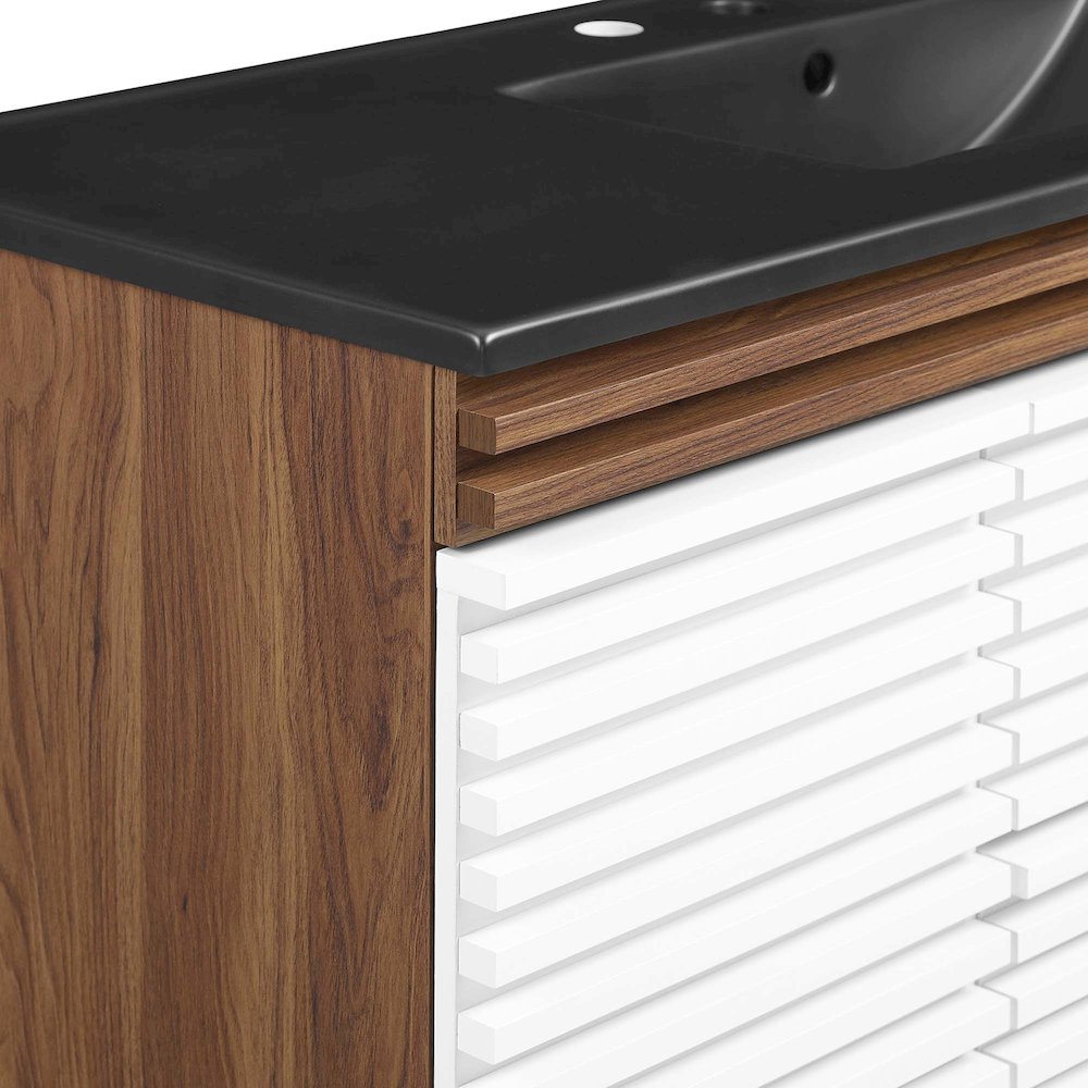 Render 48" Wall-Mount Bathroom Vanity. Picture 9