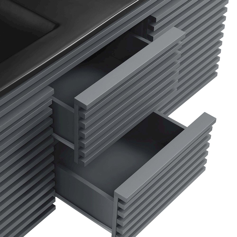 Render 48" Wall-Mount Bathroom Vanity. Picture 8