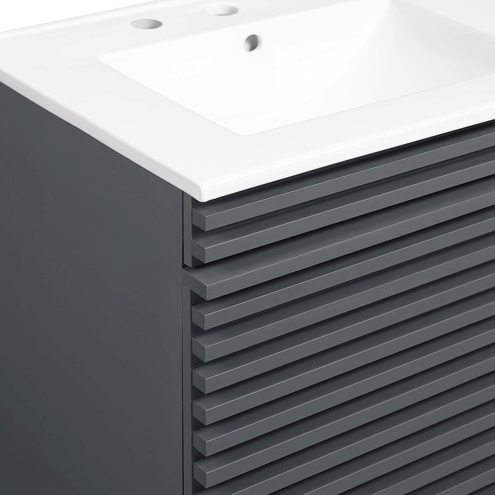 Render 48" Wall-Mount Bathroom Vanity. Picture 9