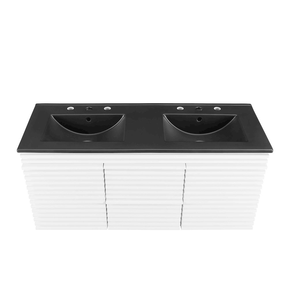 Render 48" Wall-Mount Bathroom Vanity. Picture 7