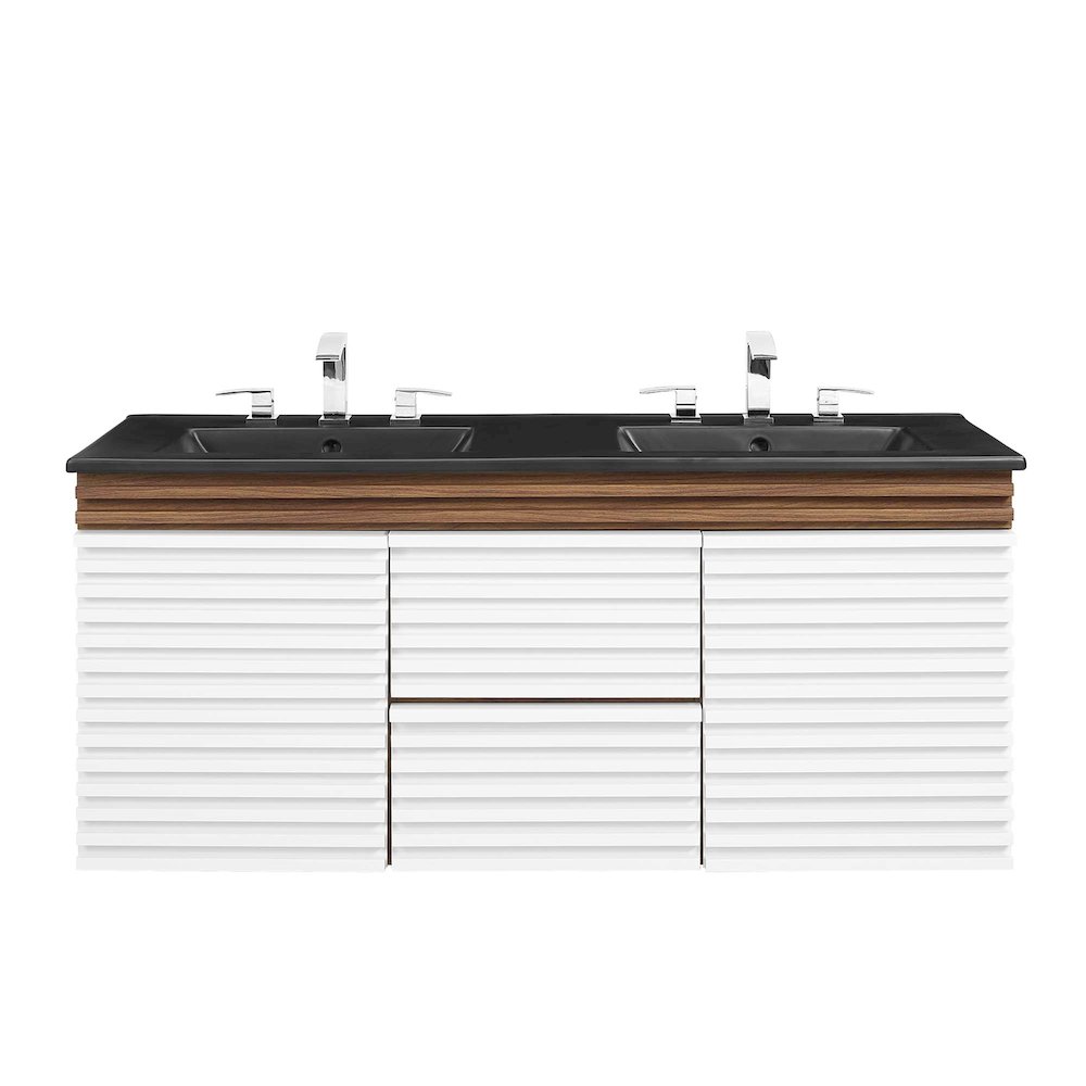 Render 48" Wall-Mount Bathroom Vanity. Picture 5
