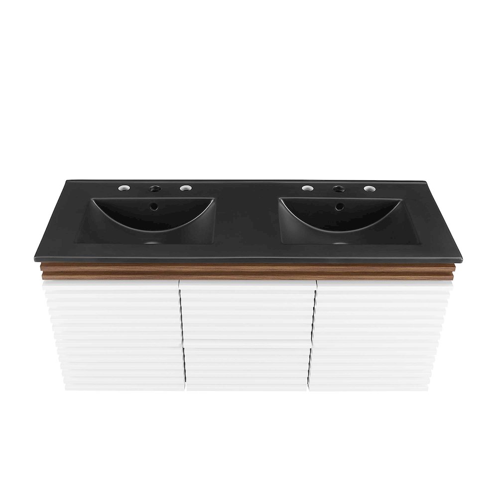 Render 48" Wall-Mount Bathroom Vanity. Picture 7