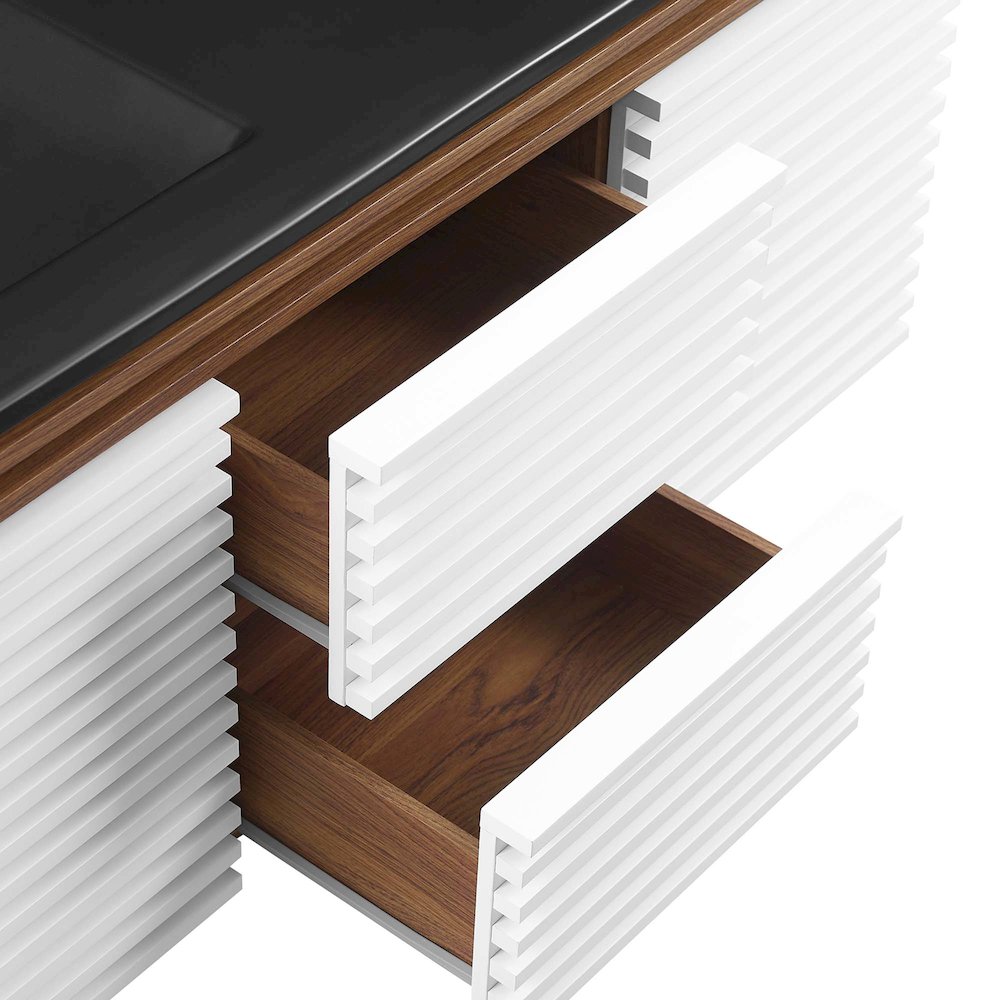 Render 48" Wall-Mount Bathroom Vanity. Picture 8