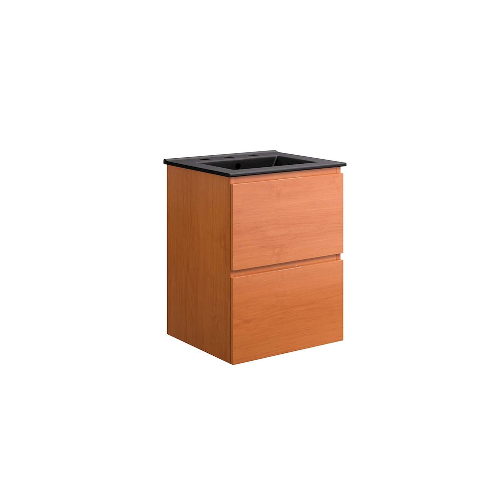 Scenic 18" Wall-Mount Bathroom Vanity. Picture 1