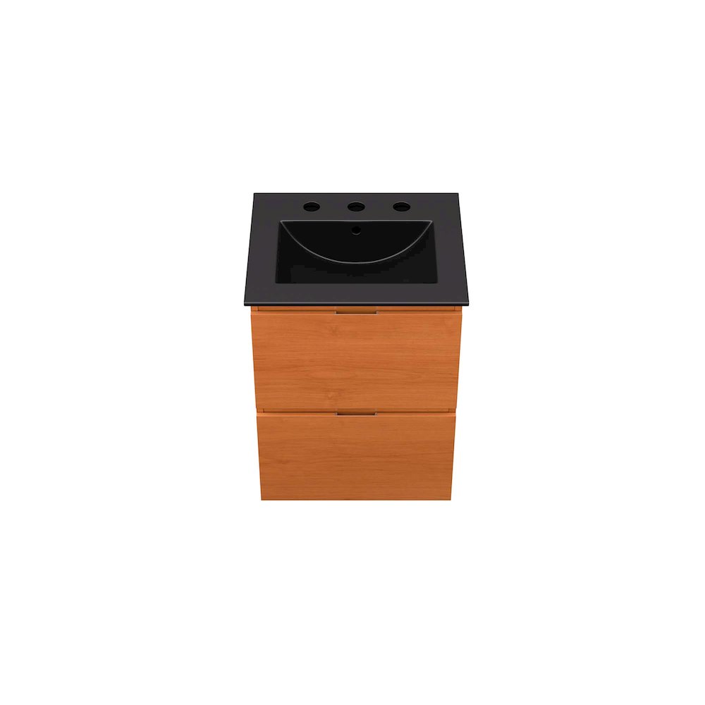 Scenic 18" Wall-Mount Bathroom Vanity. Picture 5