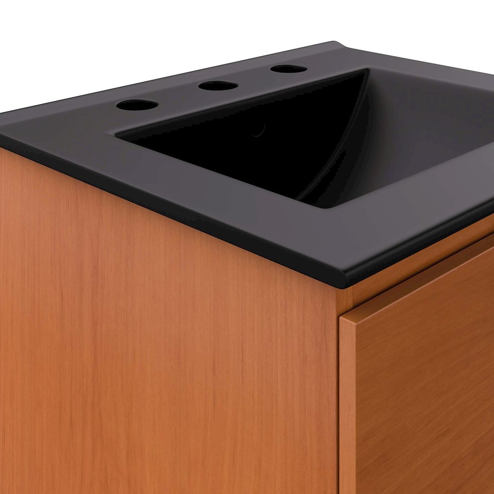 Scenic 18" Wall-Mount Bathroom Vanity. Picture 7