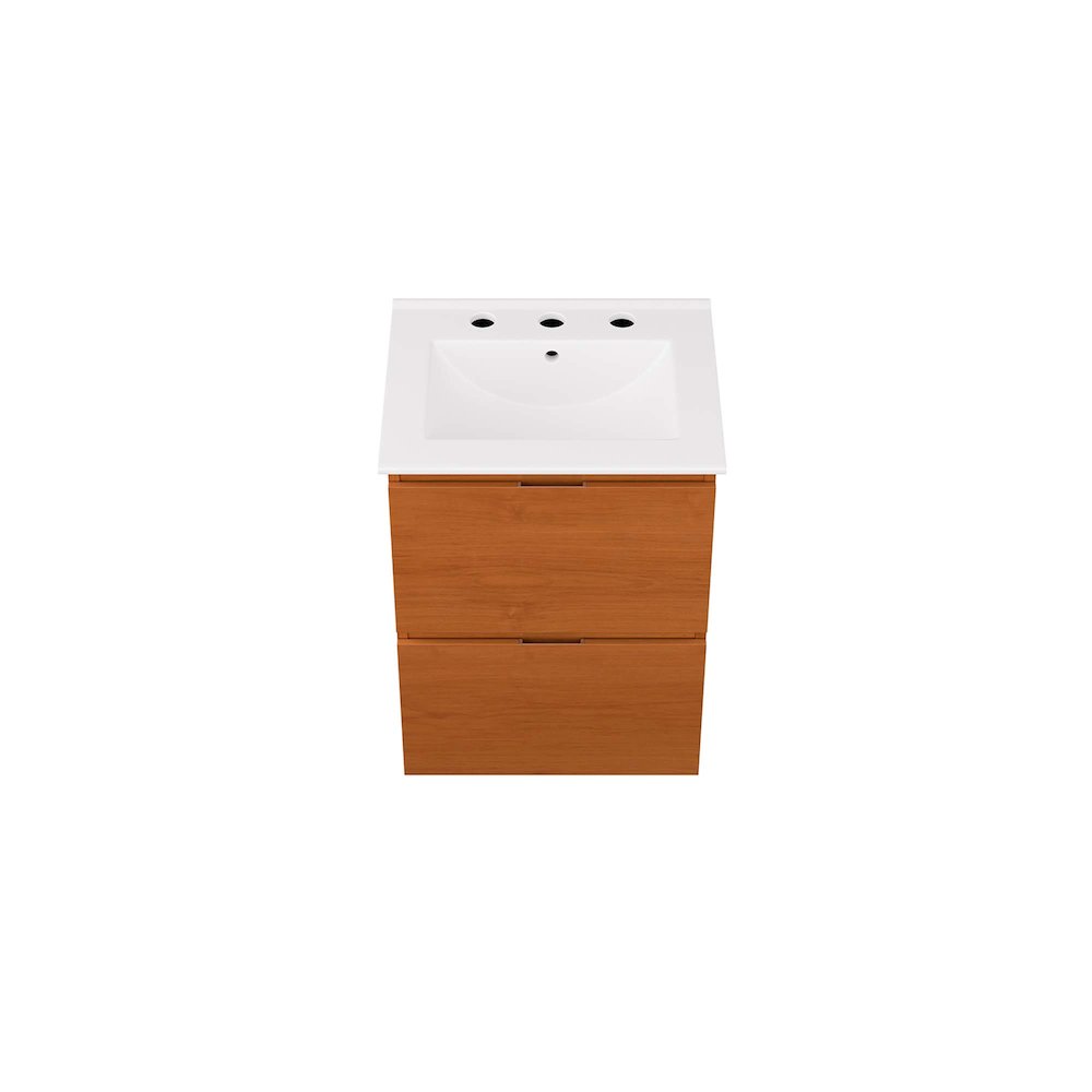 Scenic 18" Wall-Mount Bathroom Vanity. Picture 5