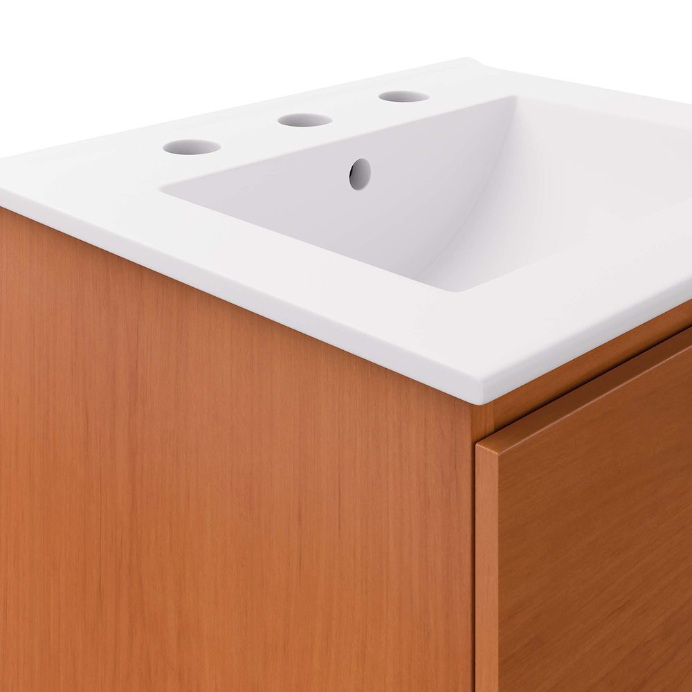 Scenic 18" Wall-Mount Bathroom Vanity. Picture 7