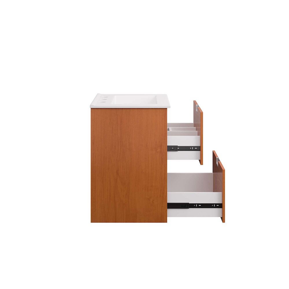 Scenic 18" Wall-Mount Bathroom Vanity. Picture 6
