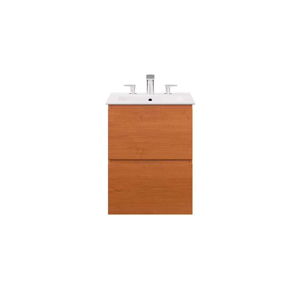 Scenic 18" Wall-Mount Bathroom Vanity. Picture 4