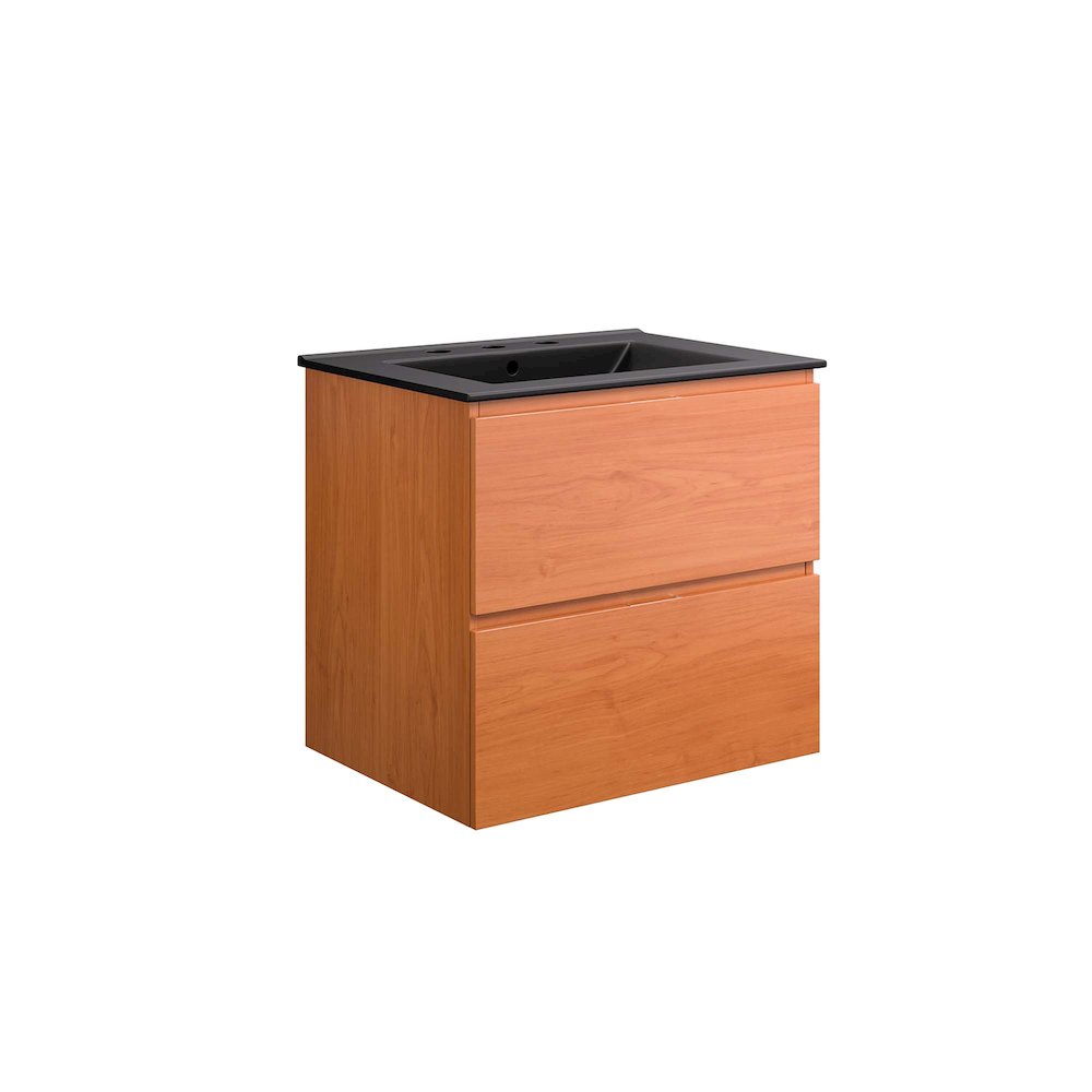 Scenic 24" Wall-Mount Bathroom Vanity. Picture 1
