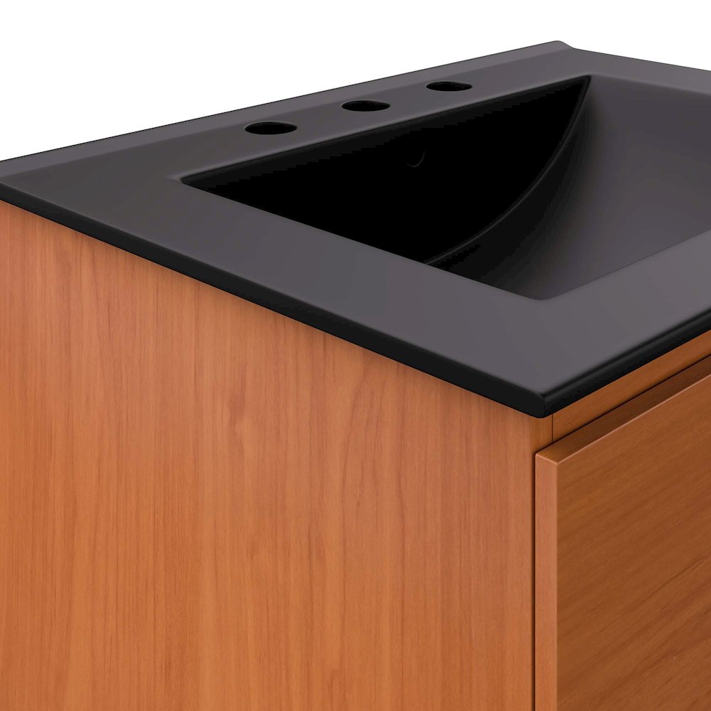 Scenic 24" Wall-Mount Bathroom Vanity. Picture 7