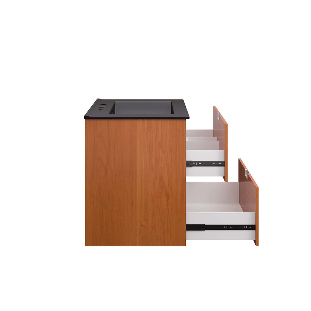 Scenic 24" Wall-Mount Bathroom Vanity. Picture 6