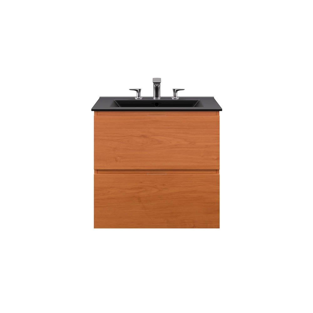 Scenic 24" Wall-Mount Bathroom Vanity. Picture 4