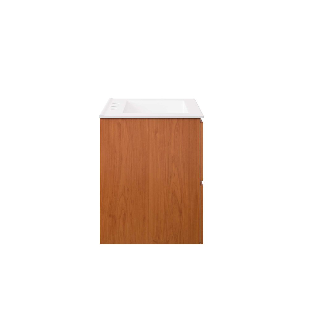 Scenic 24" Wall-Mount Bathroom Vanity. Picture 3