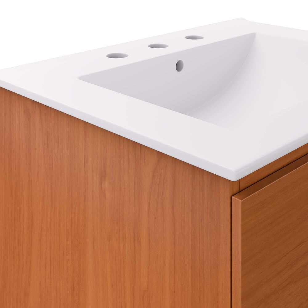 Scenic 24" Wall-Mount Bathroom Vanity. Picture 7