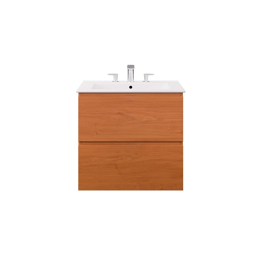 Scenic 24" Wall-Mount Bathroom Vanity. Picture 4