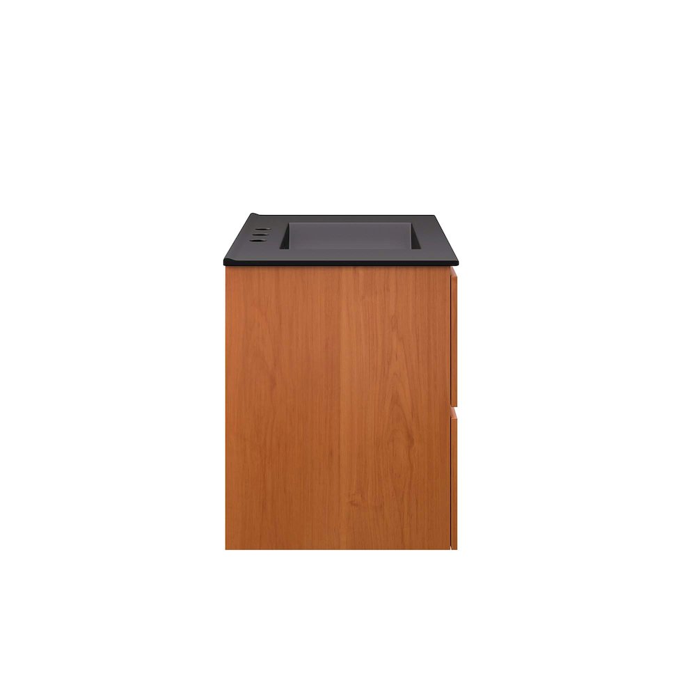 Scenic 30" Wall-Mount Bathroom Vanity. Picture 3