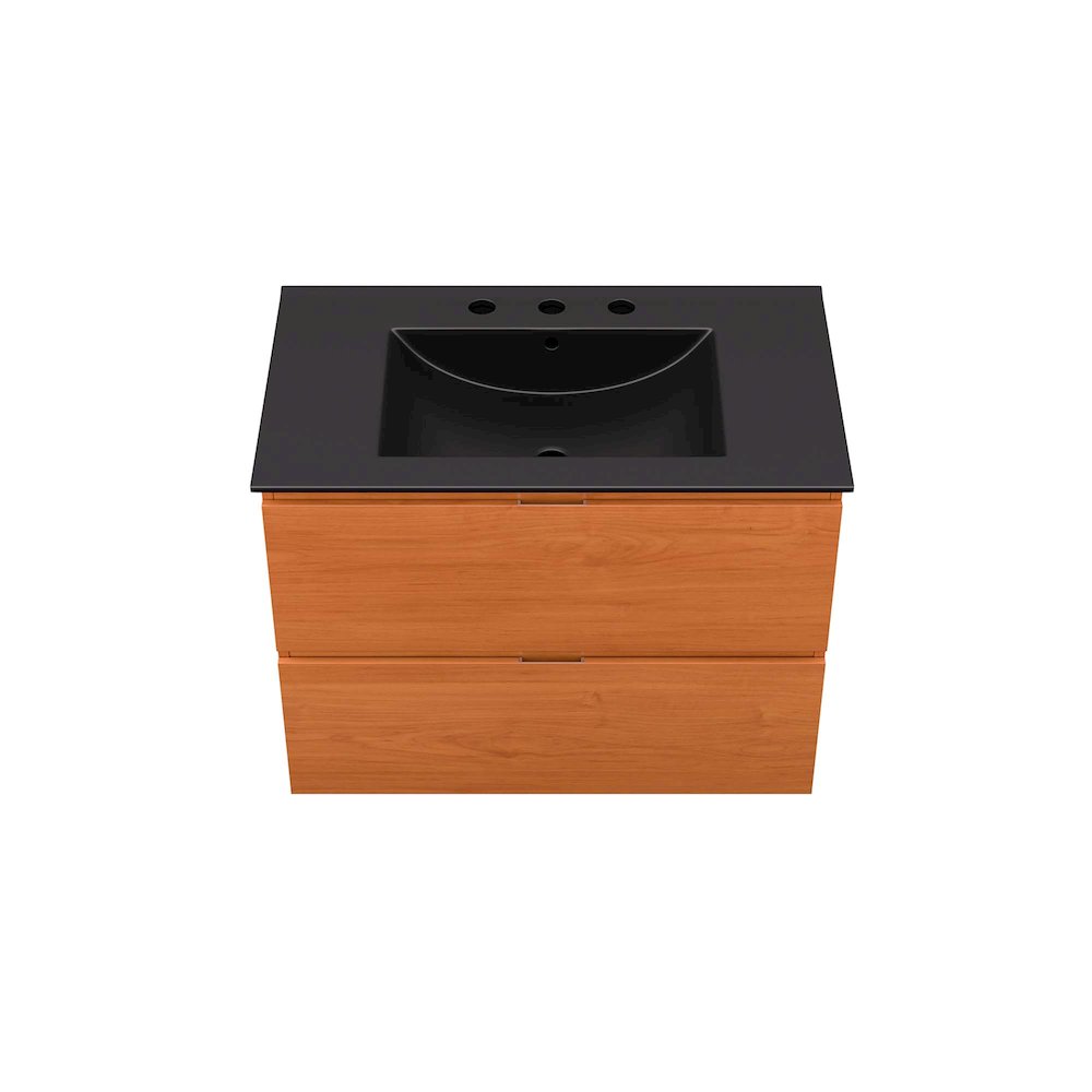 Scenic 30" Wall-Mount Bathroom Vanity. Picture 5