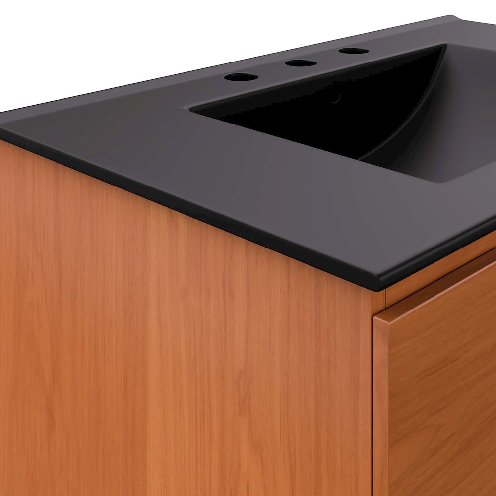 Scenic 30" Wall-Mount Bathroom Vanity. Picture 7
