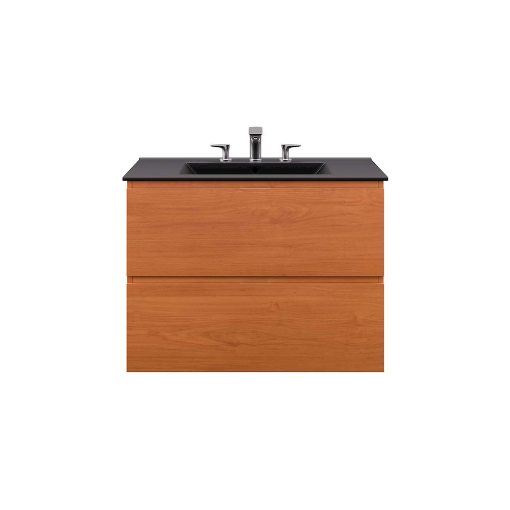 Scenic 30" Wall-Mount Bathroom Vanity. Picture 4