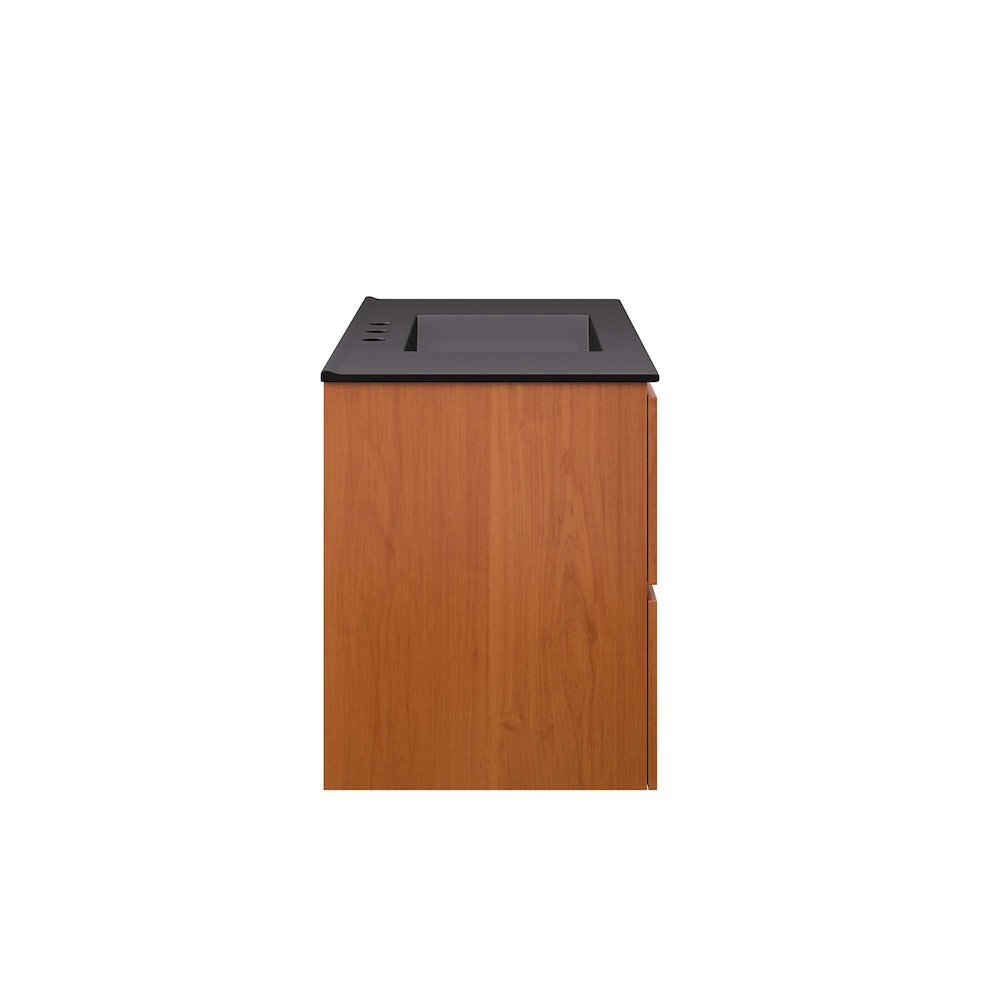 Scenic 36" Wall-Mount Bathroom Vanity. Picture 3