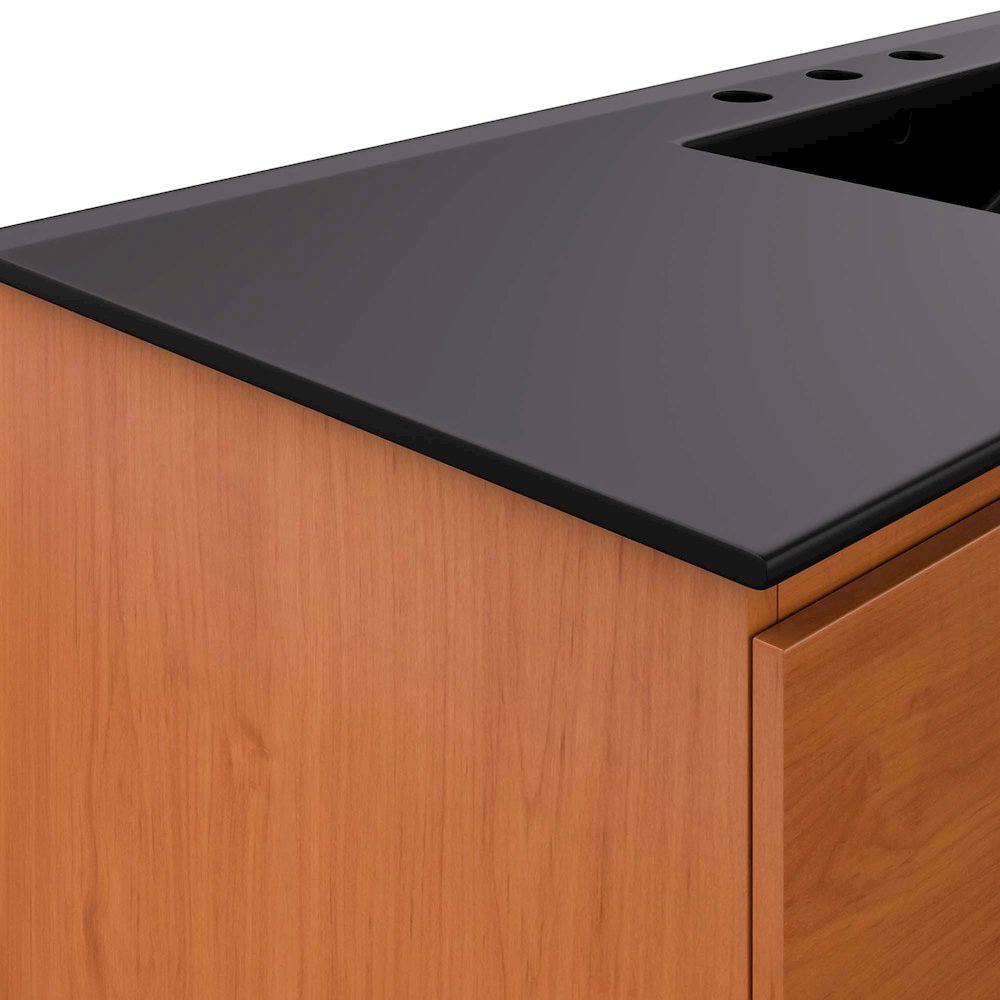 Scenic 48" Wall-Mount Bathroom Vanity. Picture 8