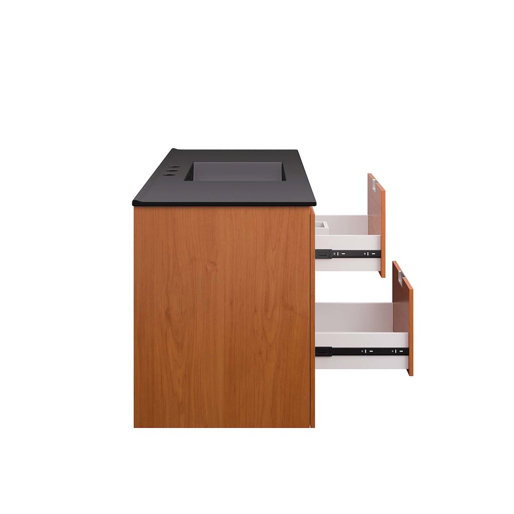 Scenic 48" Wall-Mount Bathroom Vanity. Picture 7