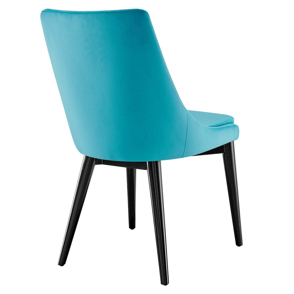 Viscount Accent Performance Velvet Dining Chairs Set of 2. Picture 5