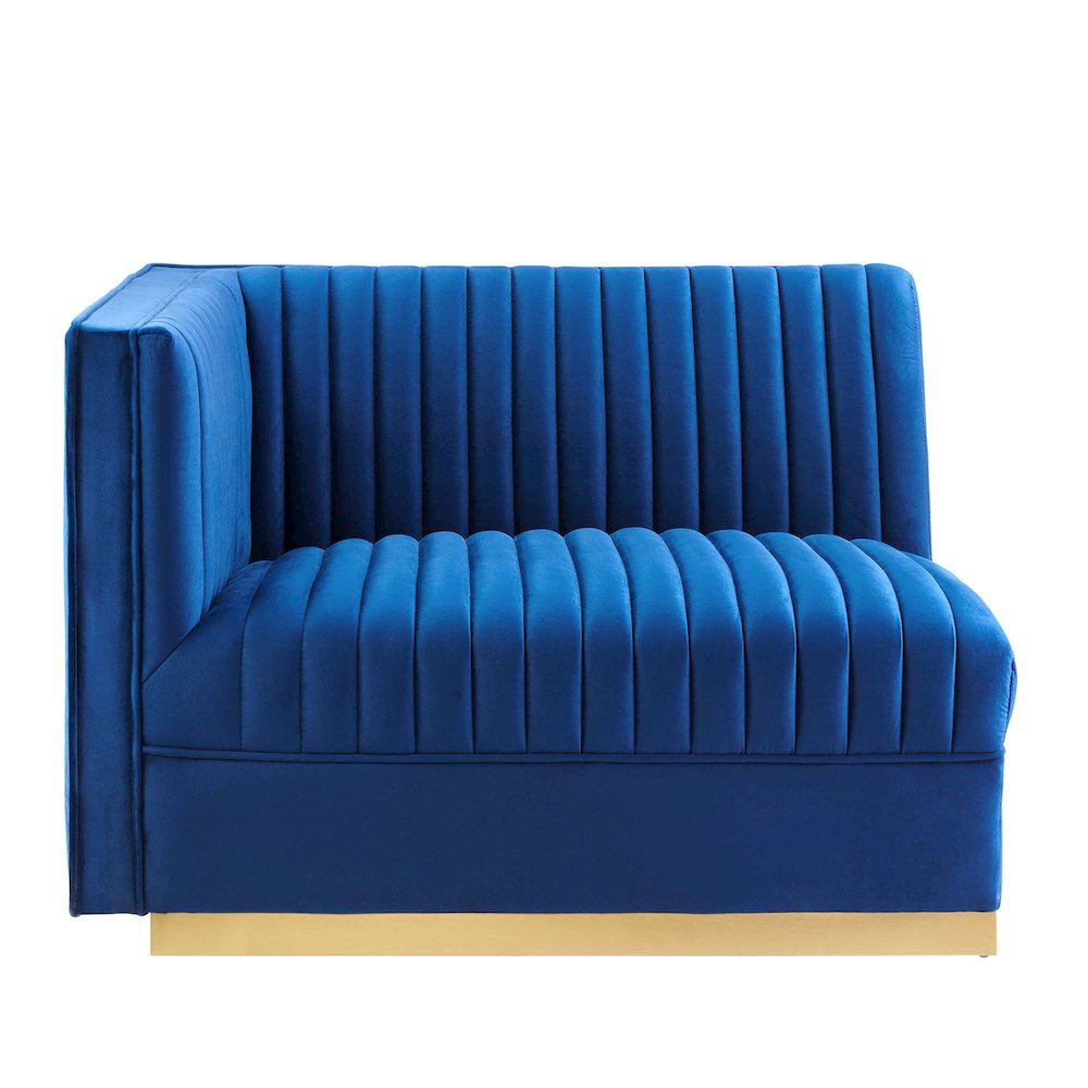 Sanguine Channel Tufted Performance Velvet Modular Sectional Sofa Loveseat. Picture 6
