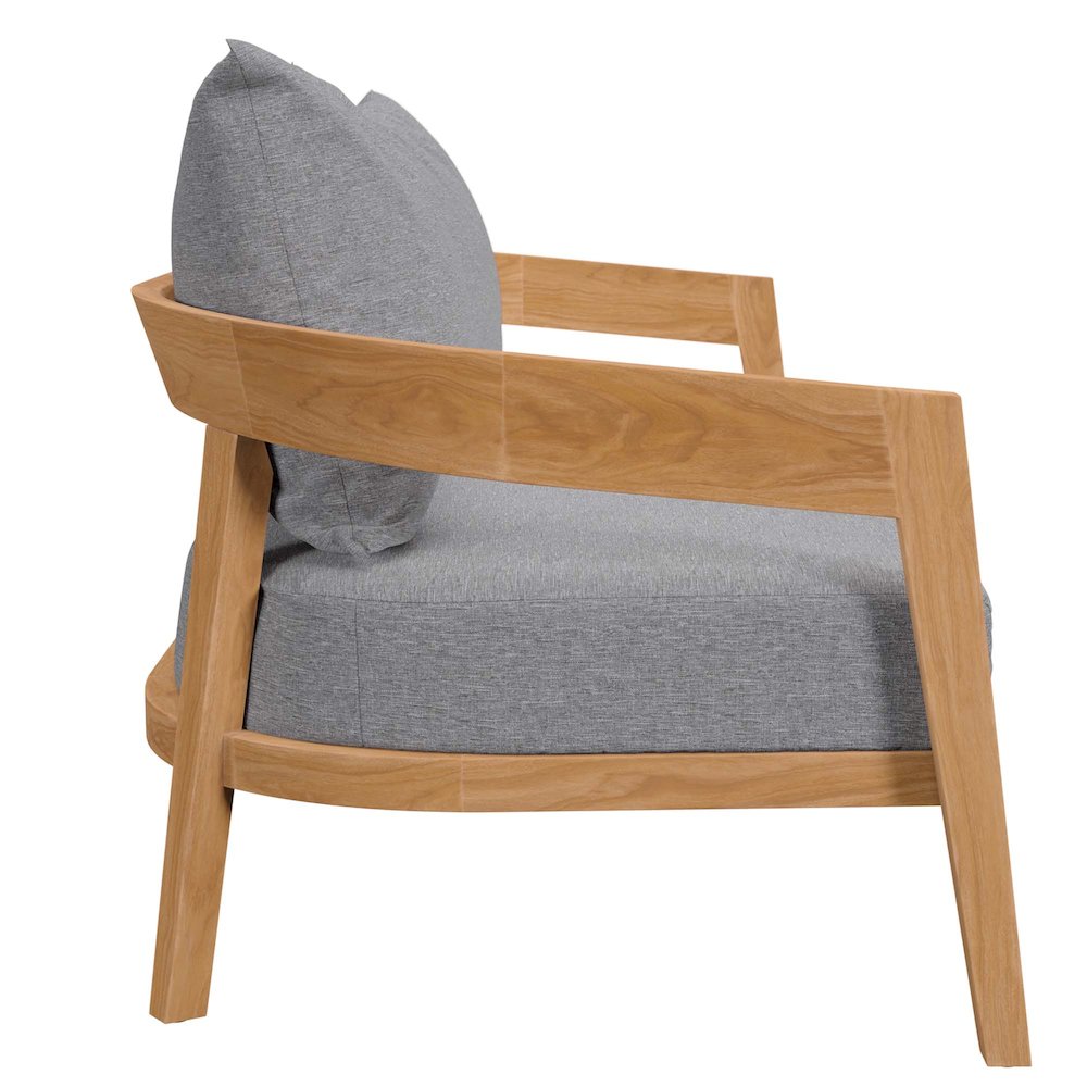 Brisbane 3-Piece Teak Wood Outdoor Patio Set. Picture 6