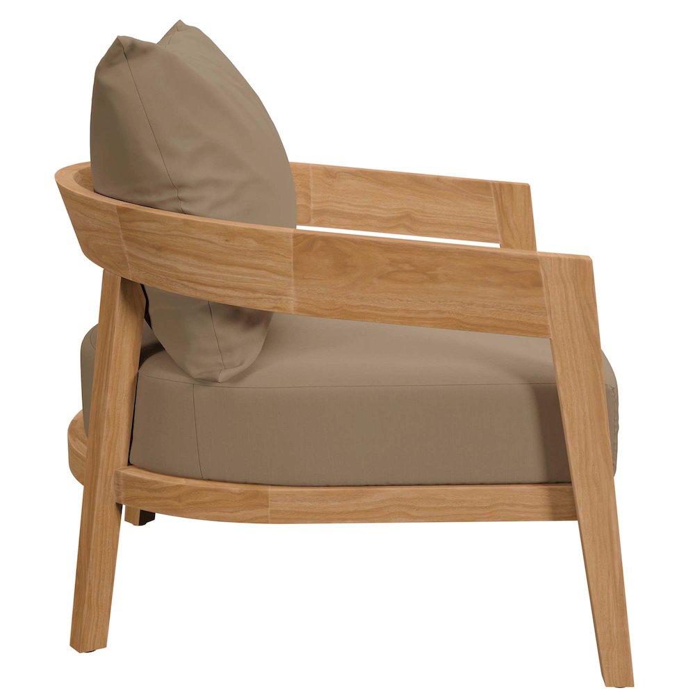 Brisbane 3-Piece Teak Wood Outdoor Patio Set. Picture 5