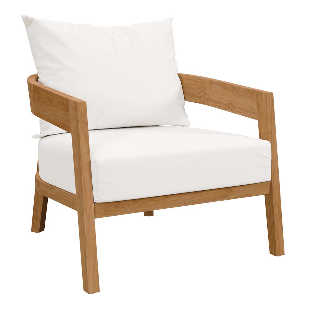Brisbane 3-Piece Teak Wood Outdoor Patio Set. Picture 4
